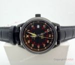 Replica IWC Mark XVIII 40mm Watch Black Case Orange Markers